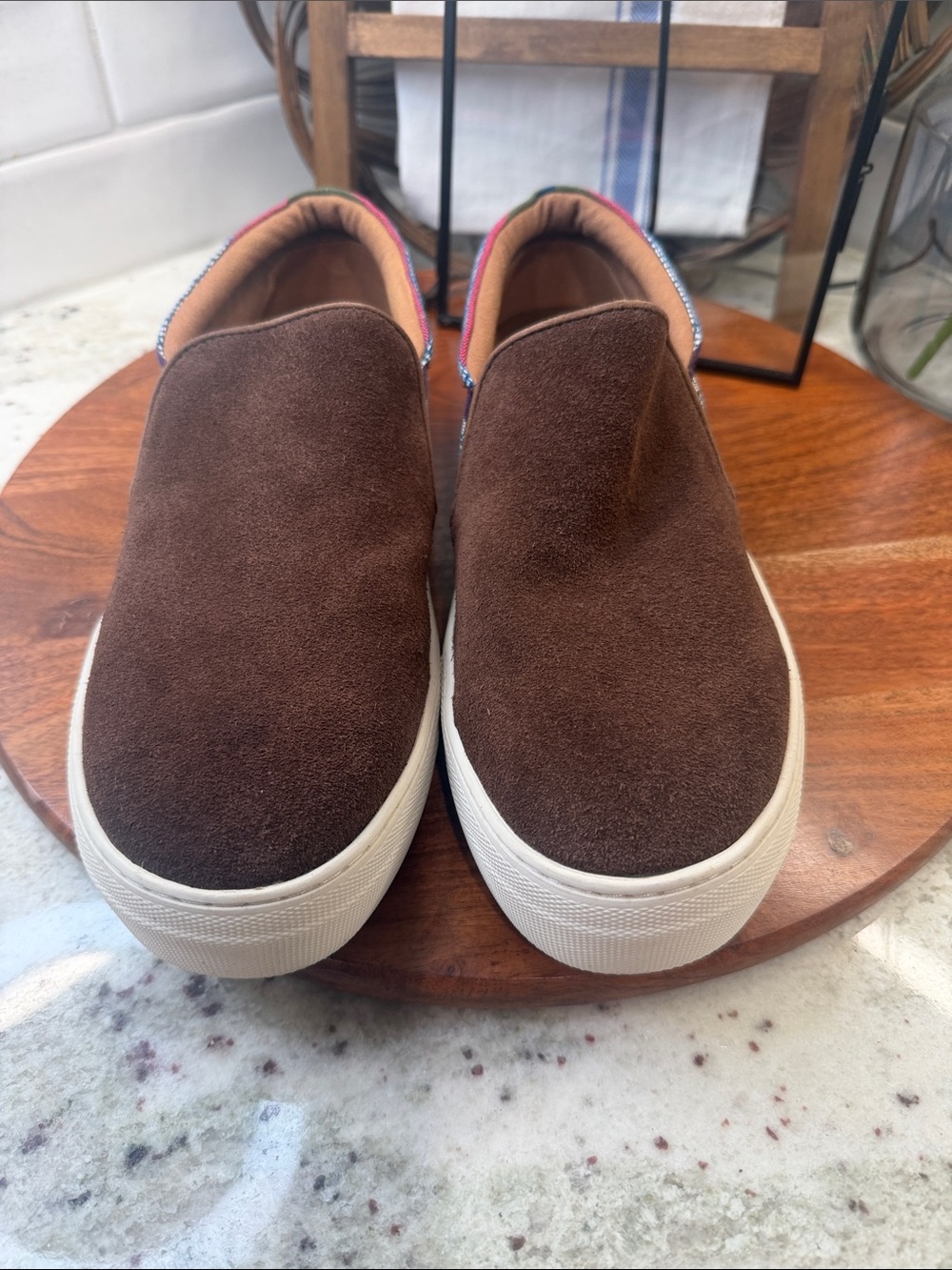 Roper Women’s Brown Suede Darcy Slip-On Sneaker